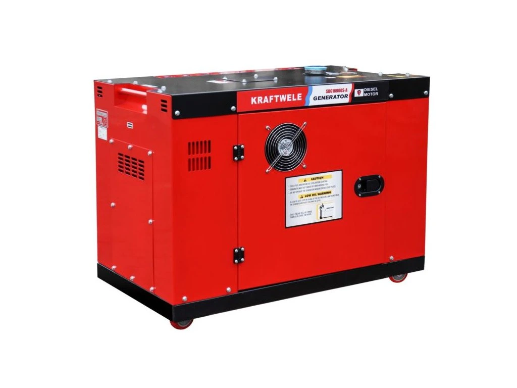 Generátor, elektrocentrála 18kVA se startérem, AVR, 230V/380V, KRAFTWELE SDG18000-A SILENT